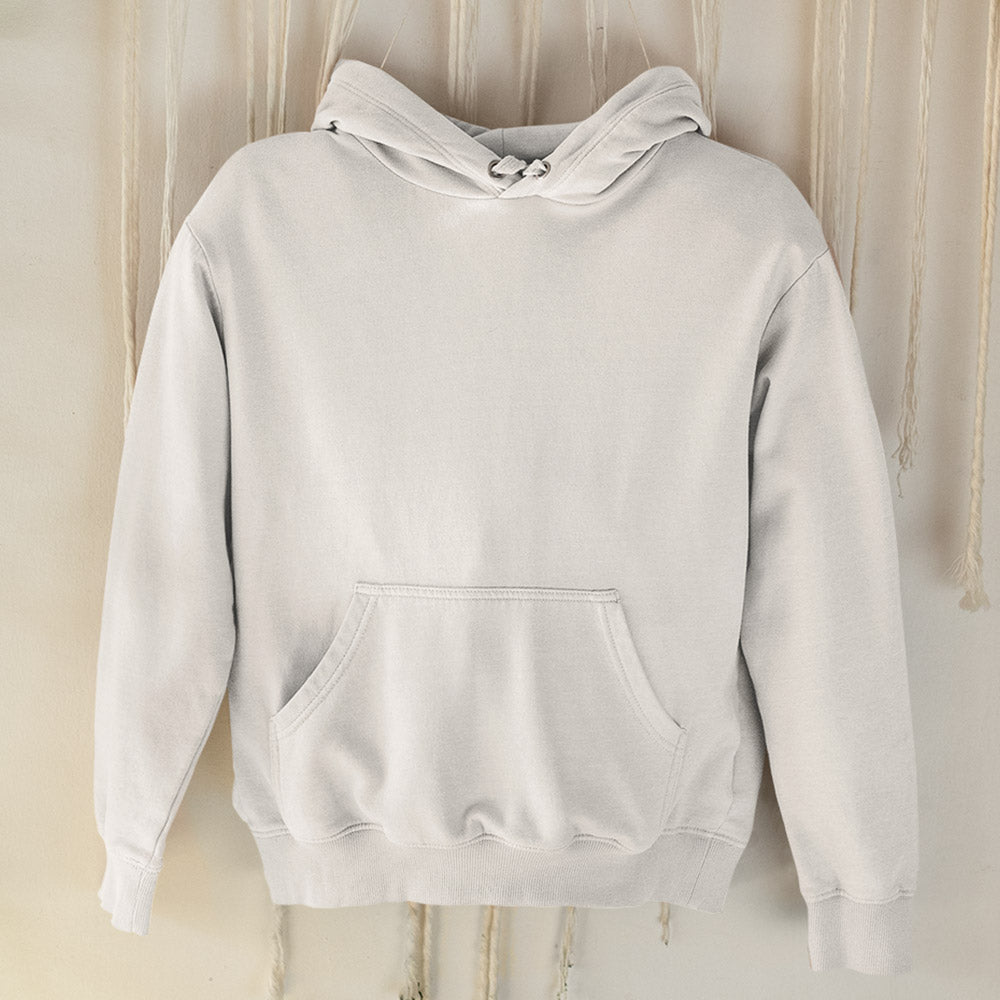 Solid: White Hoodie - Soul & Peace