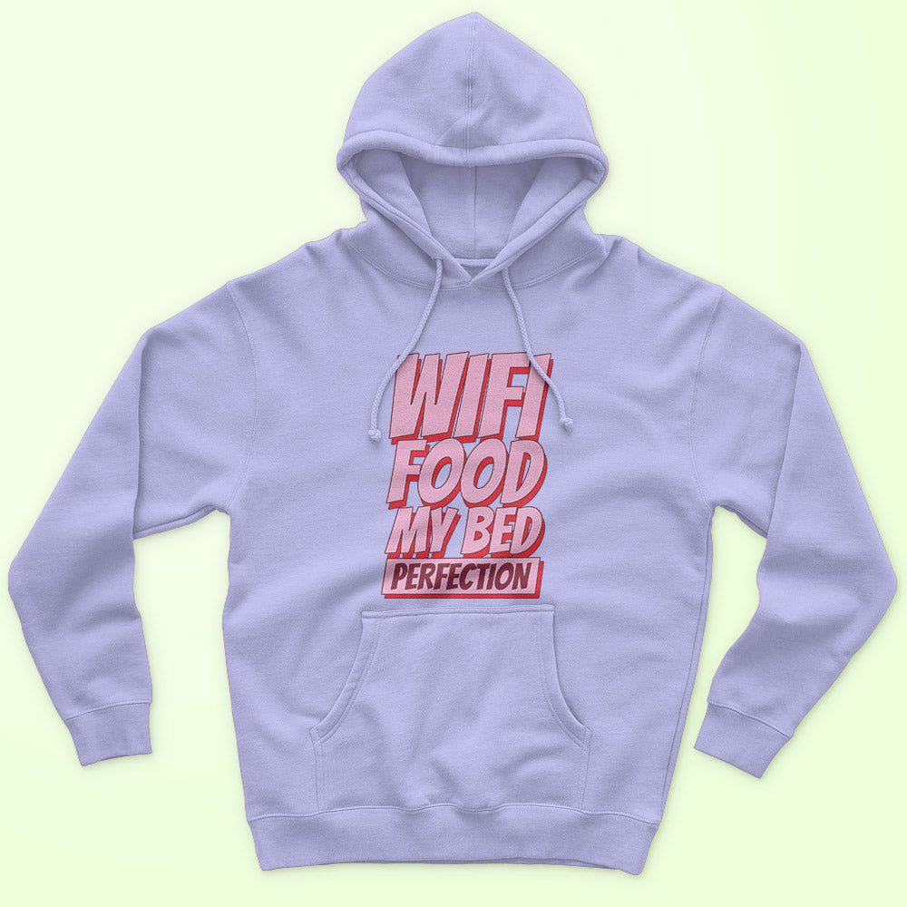 Wifi Food Bed Unisex Hoodie