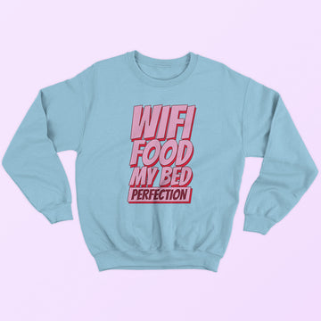 Wifi Food Bed Sweatshirt