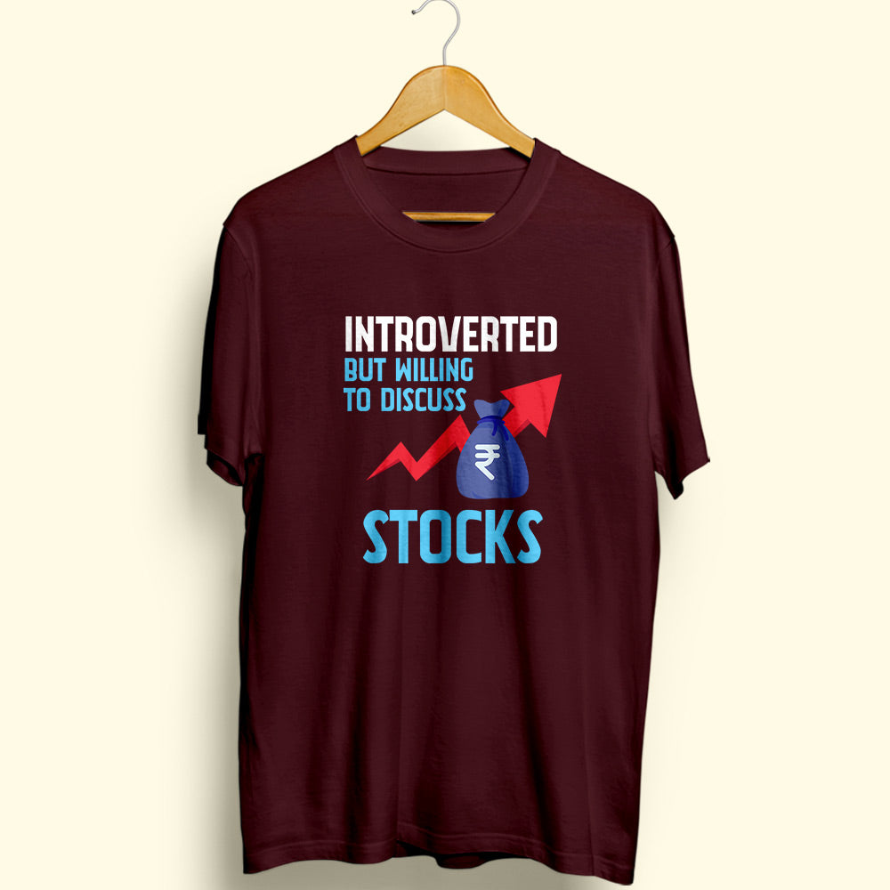 Willing To Discuss Stocks Half Sleeve T-Shirt