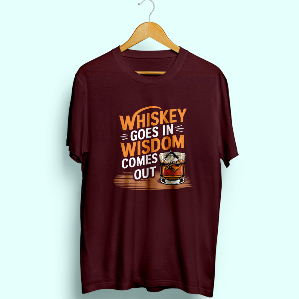 Wisdom Comes Out Half Sleeve T-Shirt