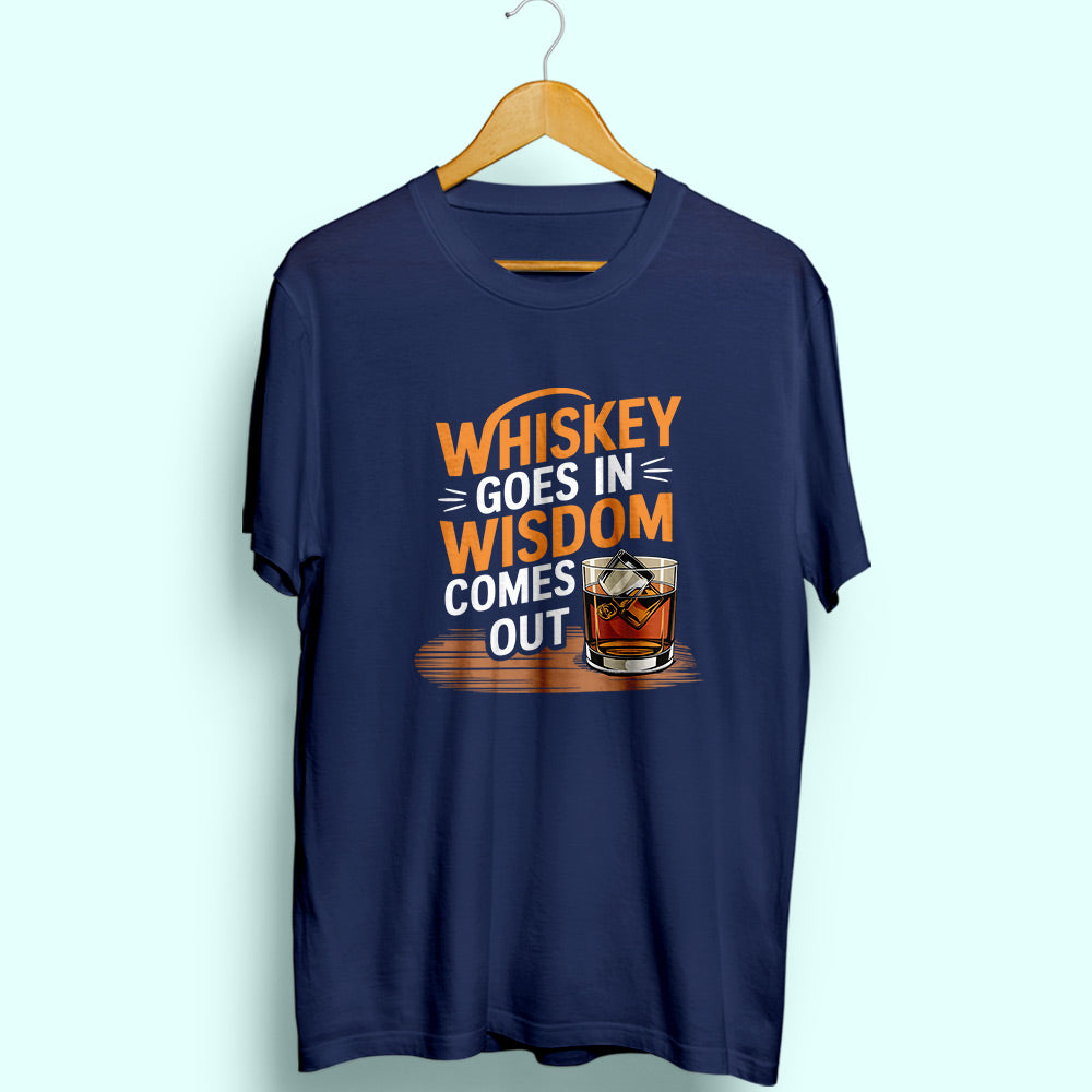 Wisdom Comes Out Half Sleeve T-Shirt