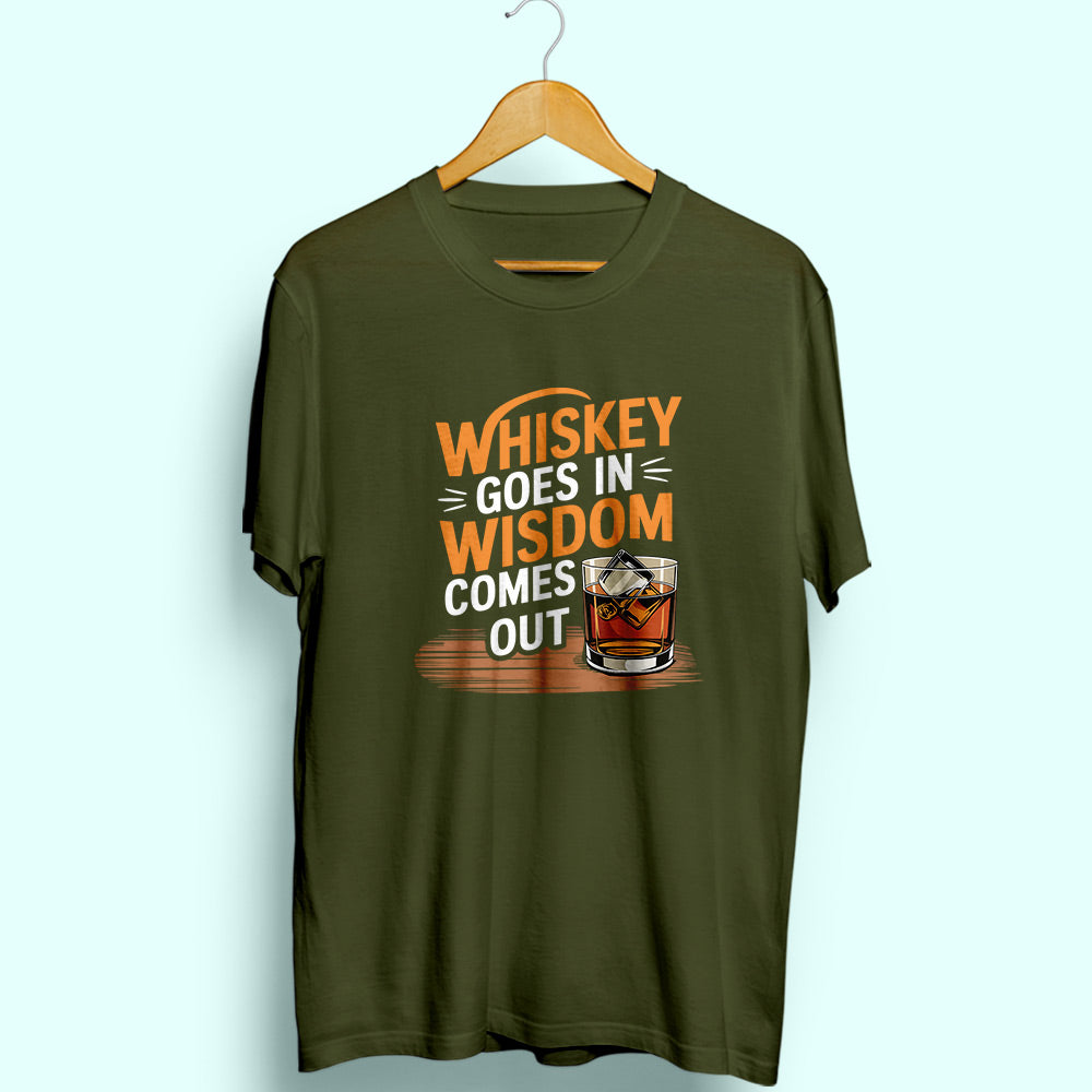 Wisdom Comes Out Half Sleeve T-Shirt