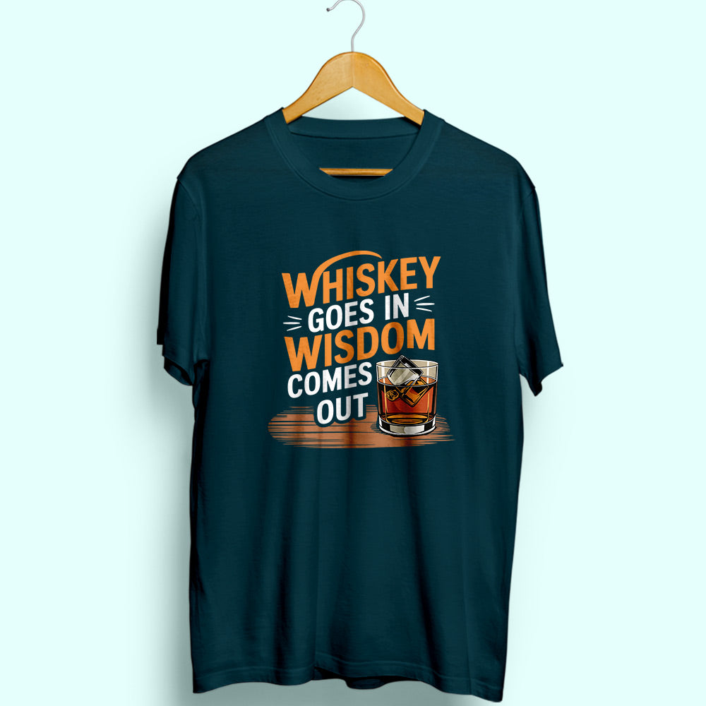 Wisdom Comes Out Half Sleeve T-Shirt