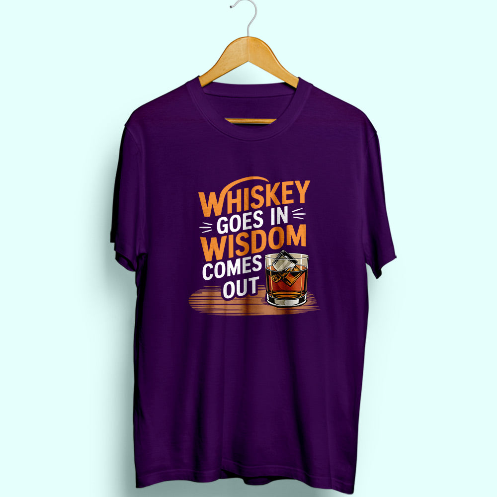 Wisdom Comes Out Half Sleeve T-Shirt