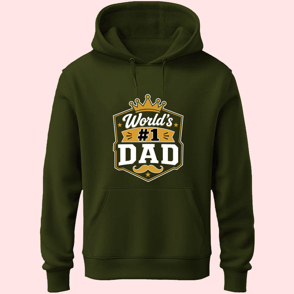 World's #1 Dad Unisex Hoodie