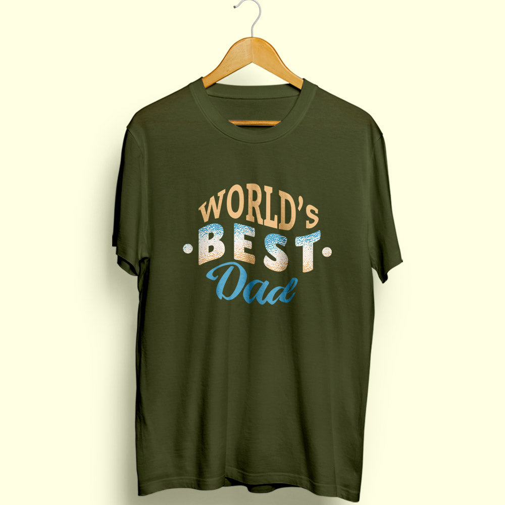 World's Best Dad Half Sleeve T-Shirt