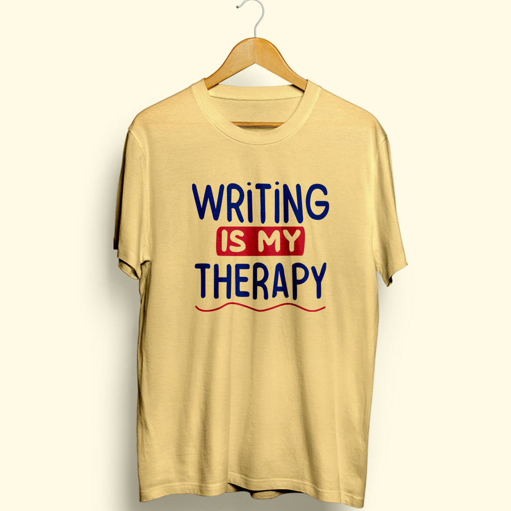 Writing Is My Therapy Half Sleeve T-Shirt