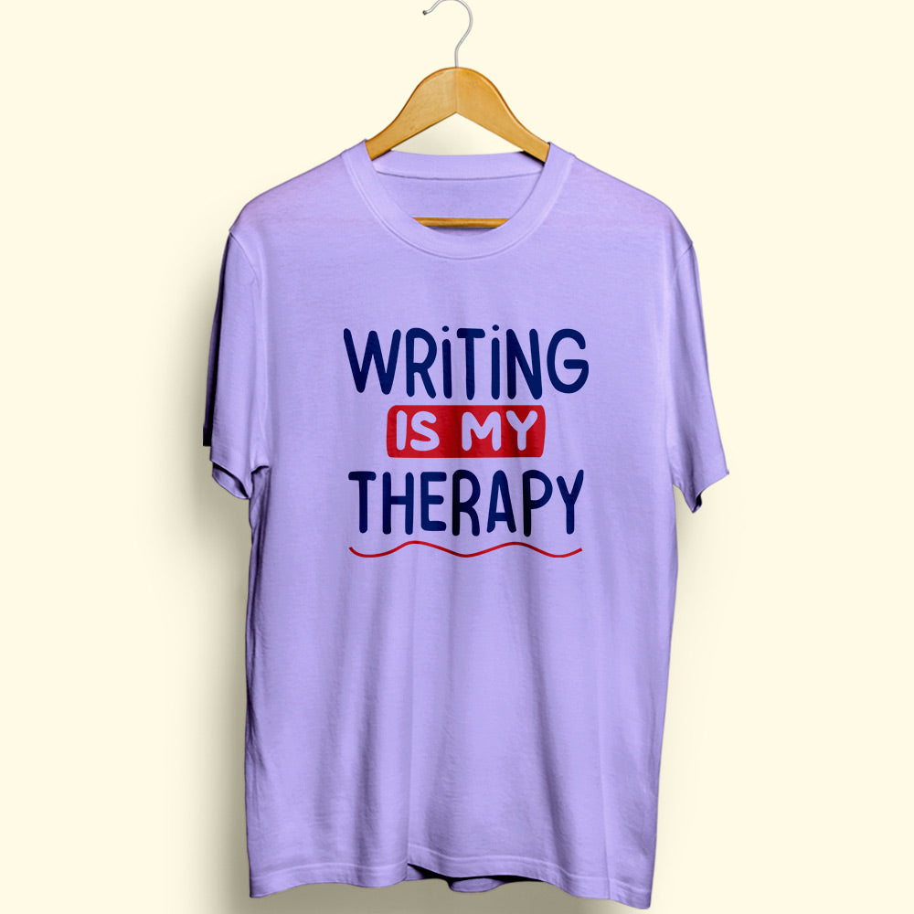 Writing Is My Therapy Half Sleeve T-Shirt