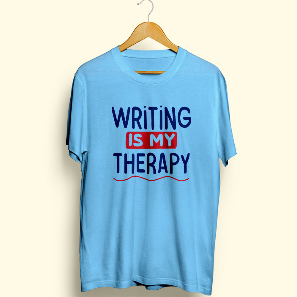 Writing Is My Therapy Half Sleeve T-Shirt