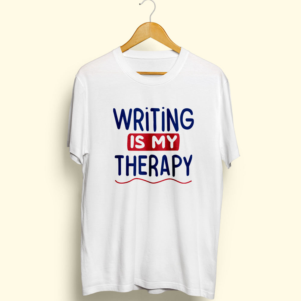 Writing Is My Therapy Half Sleeve T-Shirt
