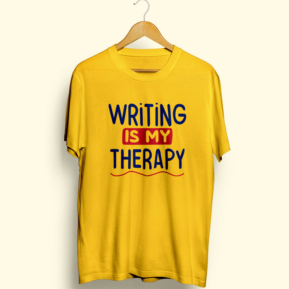 Writing Is My Therapy Half Sleeve T-Shirt