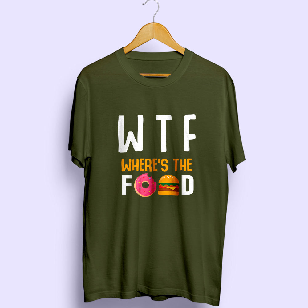 Where's The Food Half Sleeve T-Shirt - Soul & Peace
