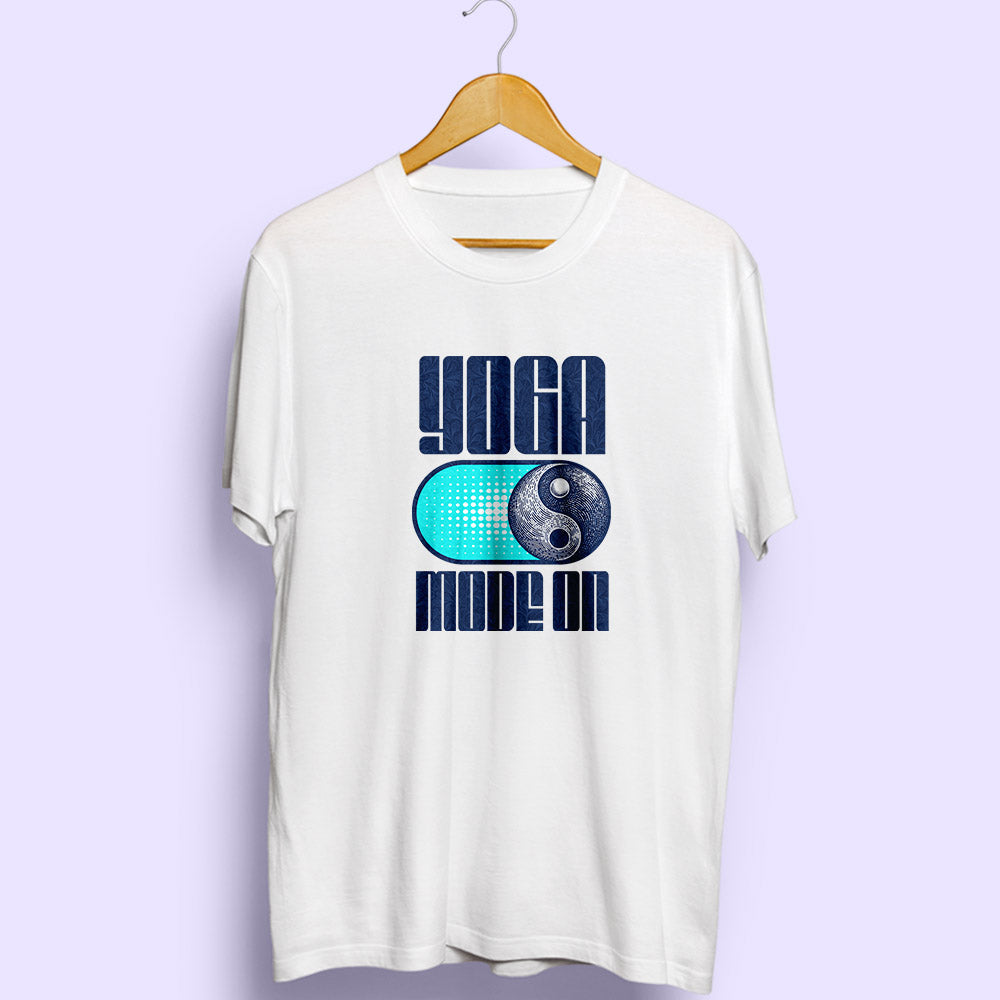 Yoga Mode ON Half Sleeve T-Shirt - Soul & Peace