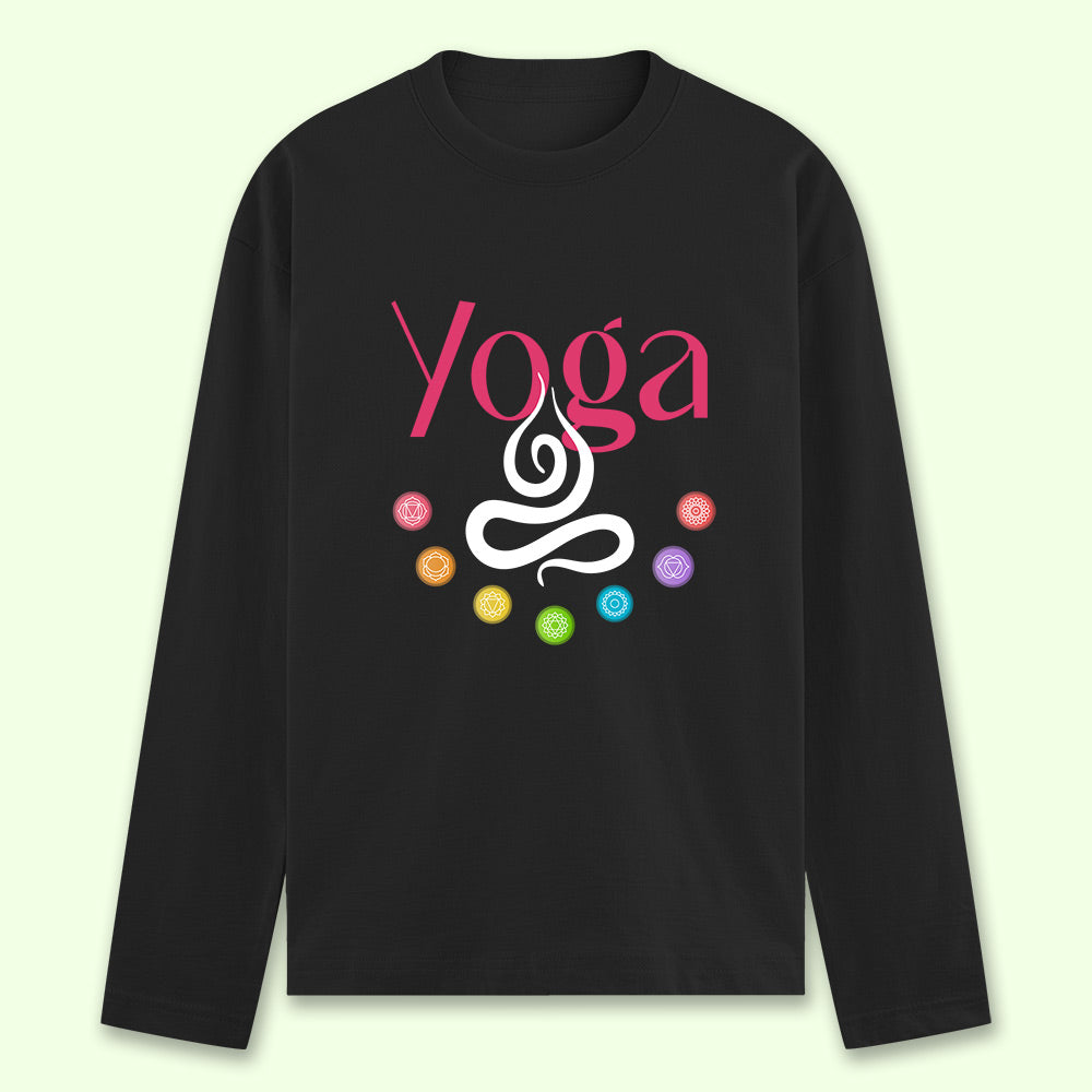 Yoga Chakras Full Sleeve T-shirt