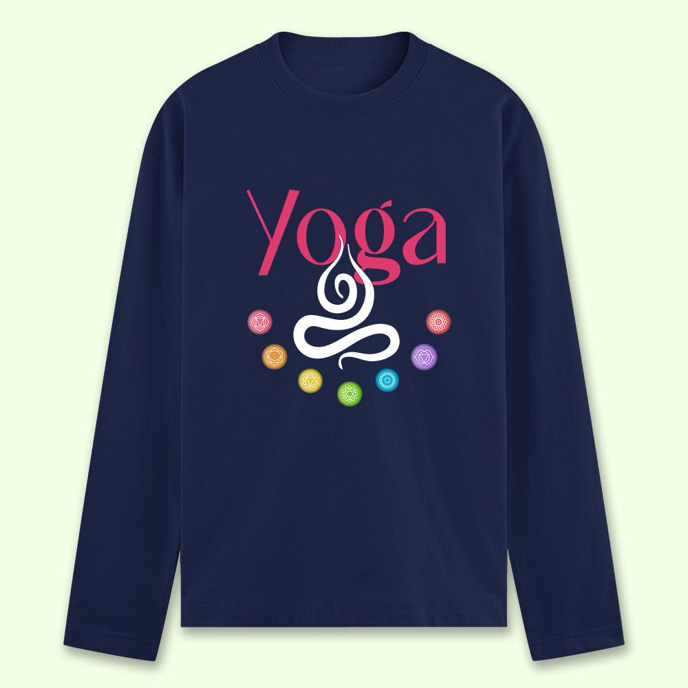 Yoga Chakras Full Sleeve T-shirt