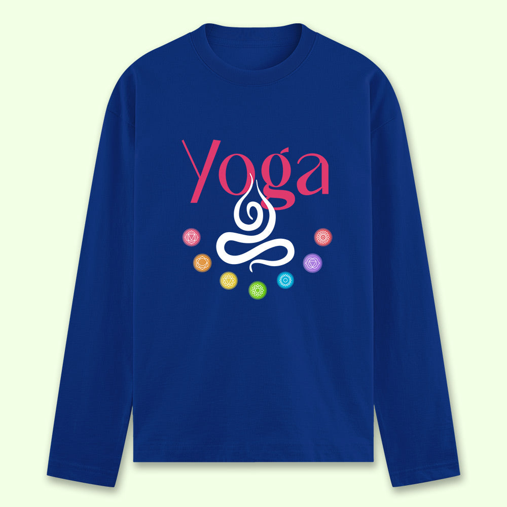 Yoga Chakras Full Sleeve T-shirt