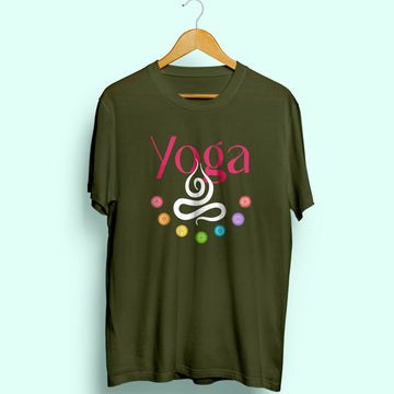 Yoga Chakras Half Sleeve T-Shirt