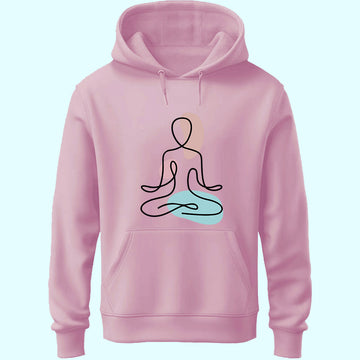 Yoga Line Art Unisex Hoodie