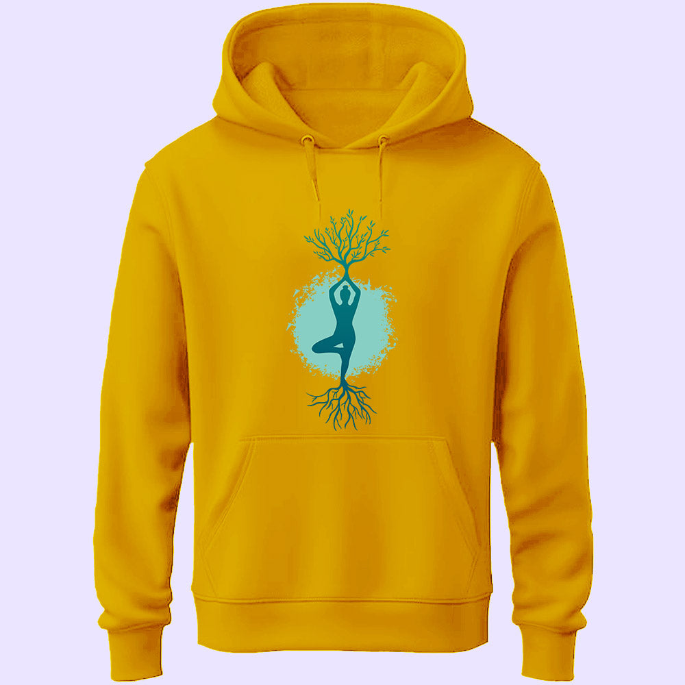 Yoga Woman Roots Unisex Hoodie