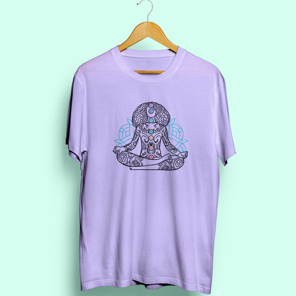 Chakra Girl Half Sleeve T-Shirt - Soul & Peace