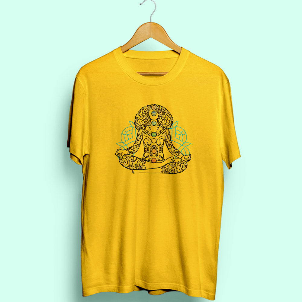 Chakra Girl Half Sleeve T-Shirt - Soul & Peace