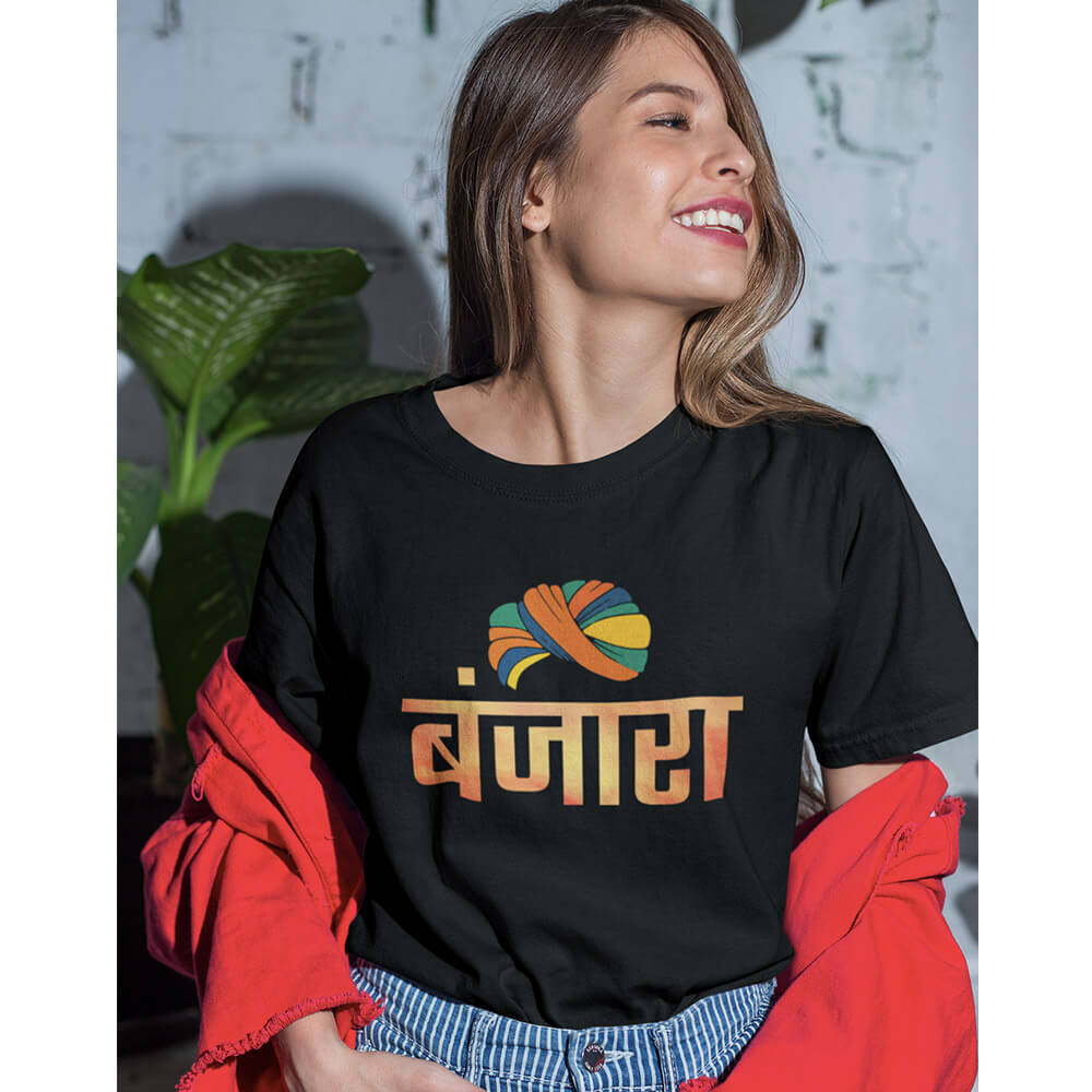 Banjara Half Sleeve T-Shirt - Soul & Peace