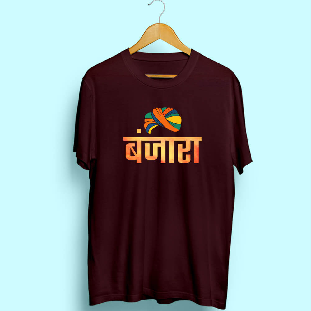 Banjara Half Sleeve T-Shirt - Soul & Peace