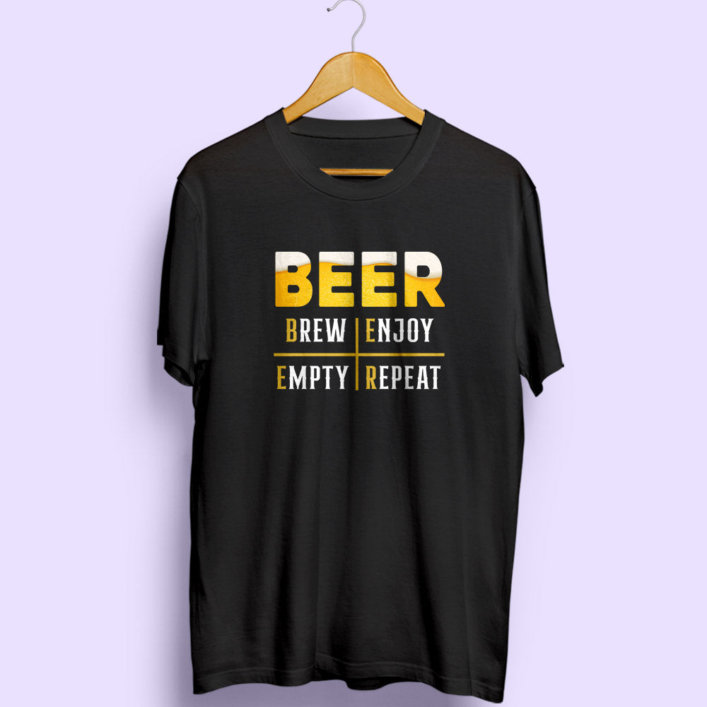 Beer Half Sleeve T-Shirt - Soul & Peace