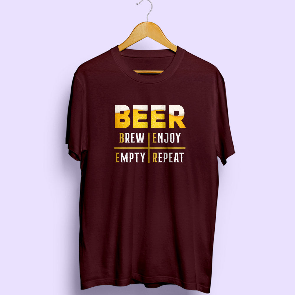 Beer Half Sleeve T-Shirt