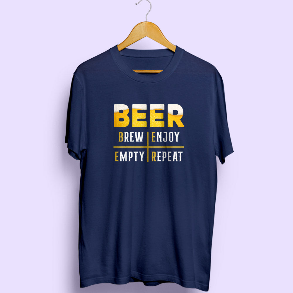 Beer Half Sleeve T-Shirt - Soul & Peace