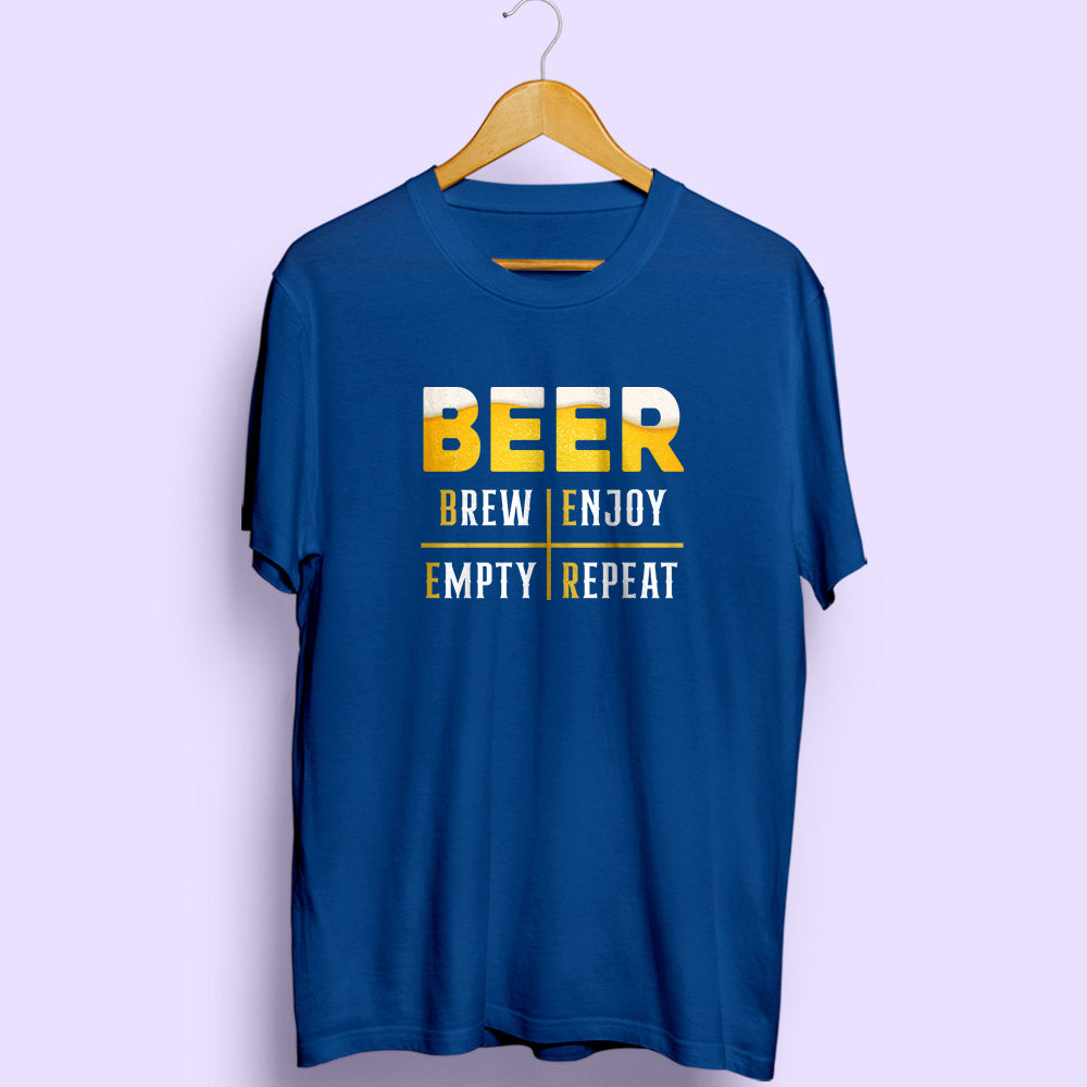 Beer Half Sleeve T-Shirt - Soul & Peace