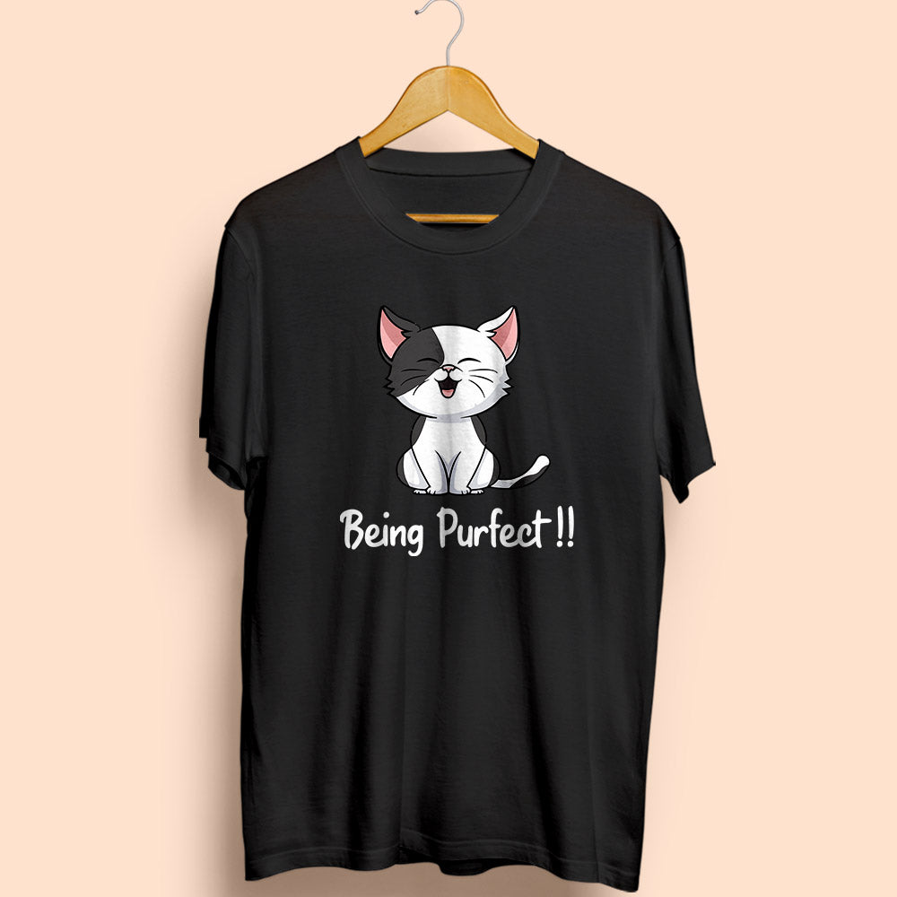 Being Purfect Half Sleeve T-Shirt - Soul & Peace