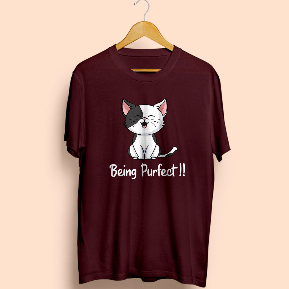 Being Purfect Half Sleeve T-Shirt - Soul & Peace