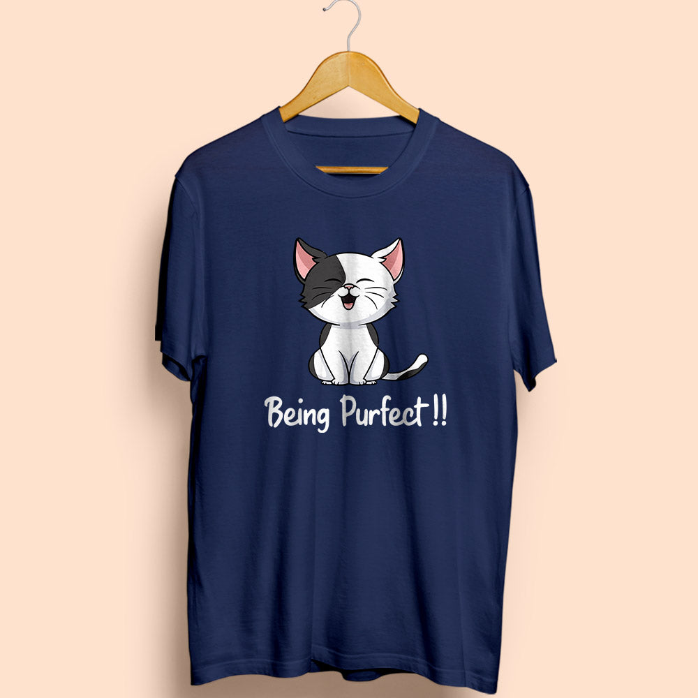 Being Purfect Half Sleeve T-Shirt - Soul & Peace