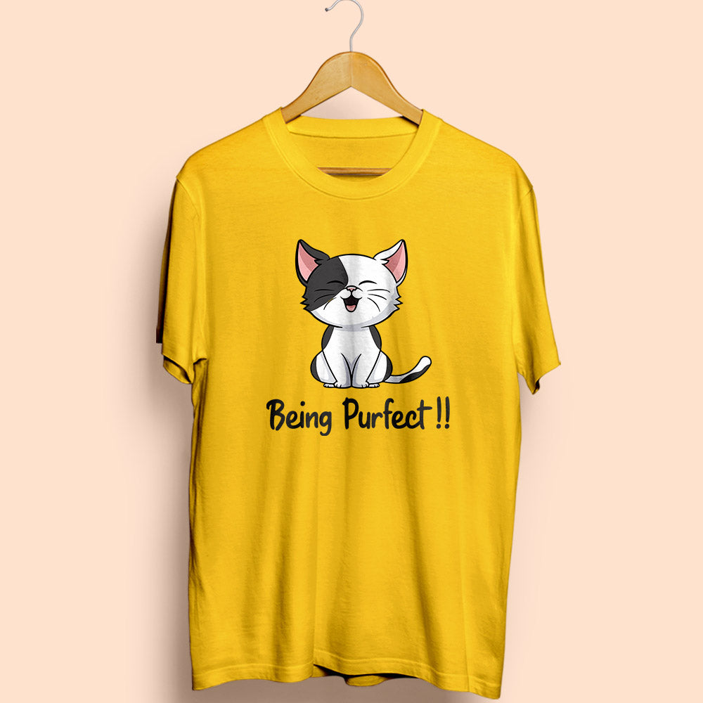 Being Purfect Half Sleeve T-Shirt - Soul & Peace