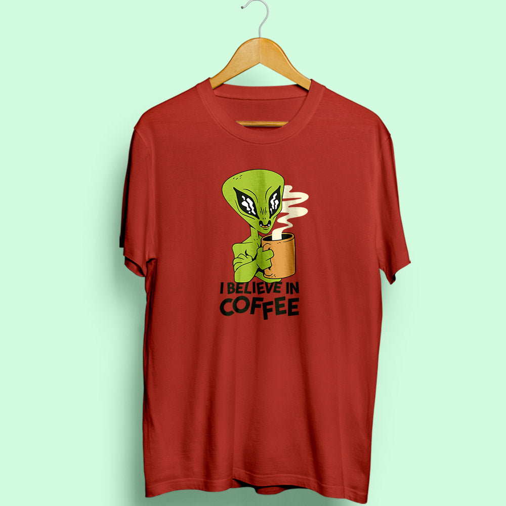 Believe in Coffee Half Sleeve T-Shirt