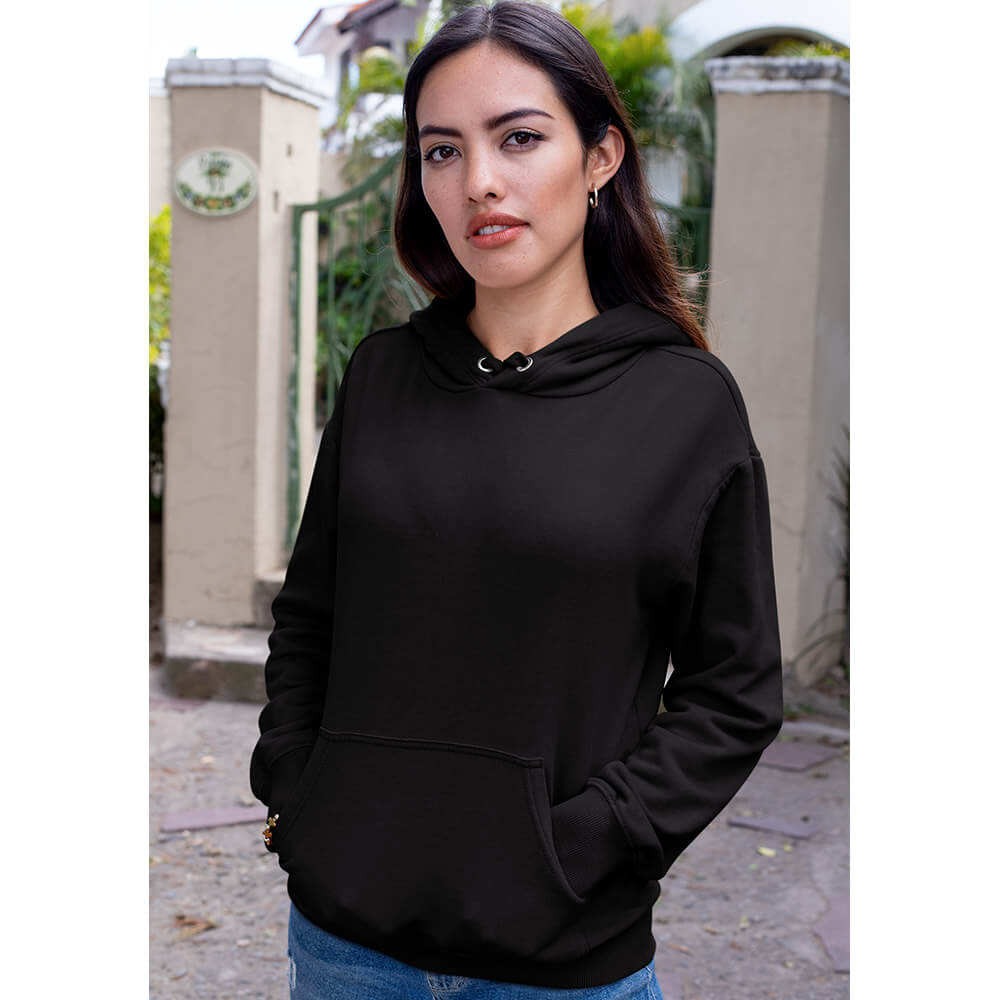 Solid: Black Hoodie - Soul & Peace