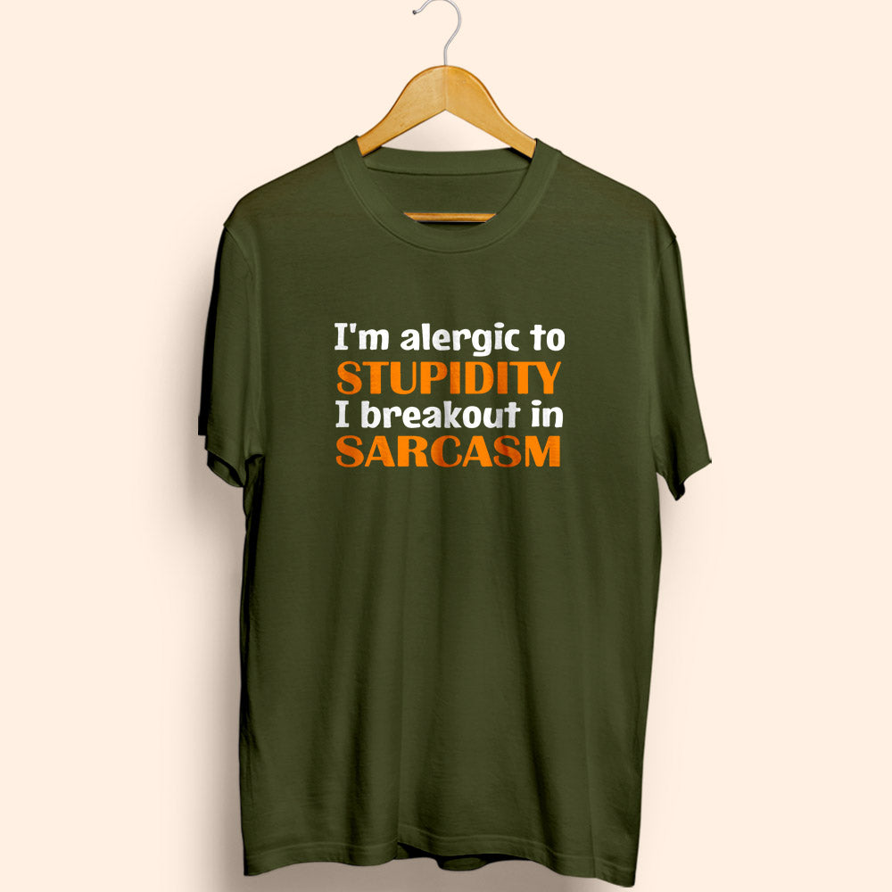 Breakout In Sarcasm Half Sleeve T-Shirt - Soul & Peace