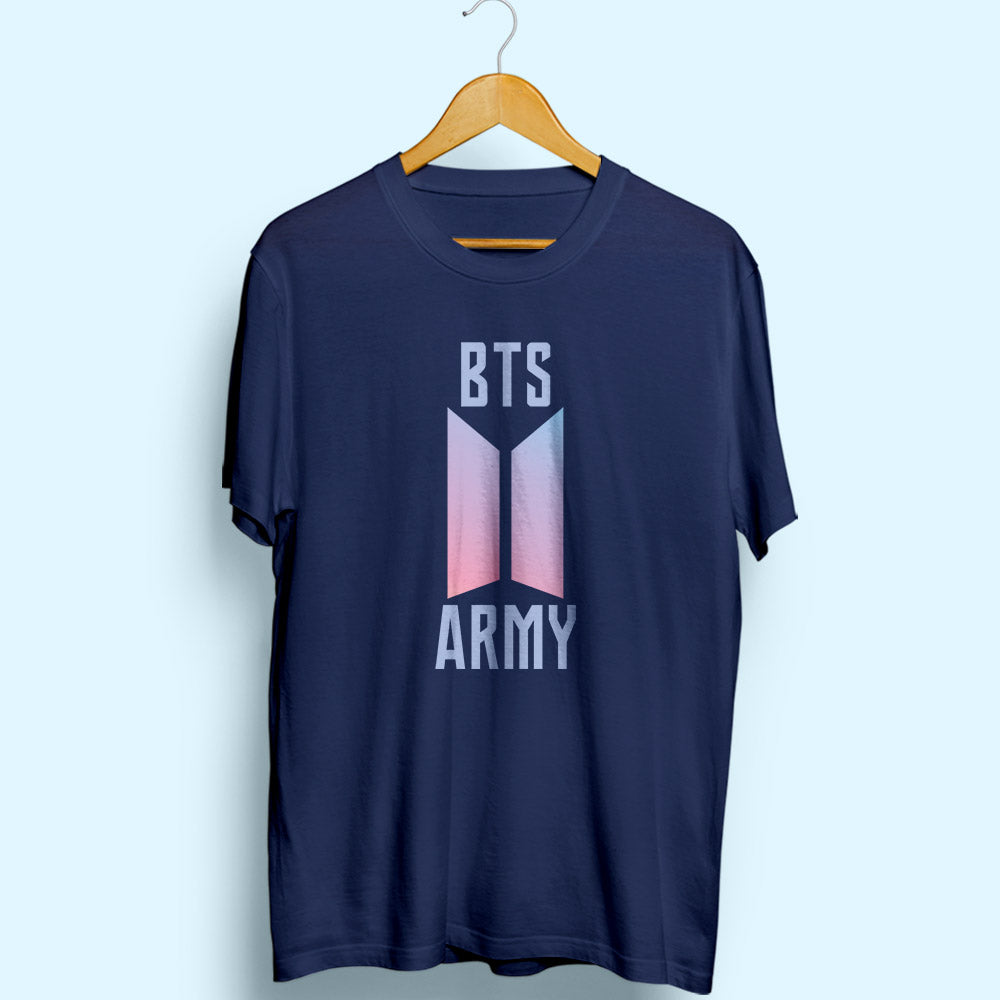 BTS Army Half Sleeve T-Shirt - Soul & Peace