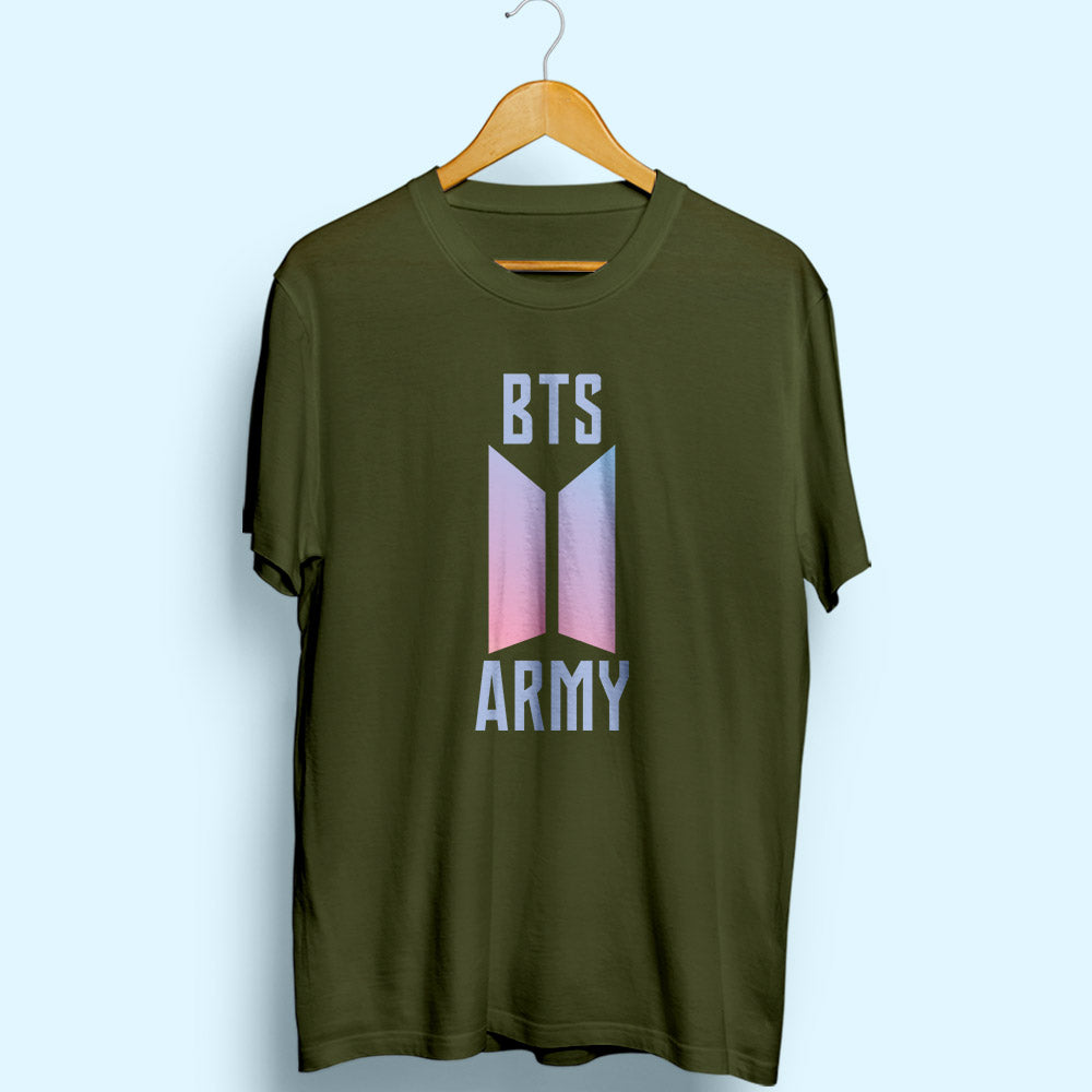 BTS Army Half Sleeve T-Shirt - Soul & Peace