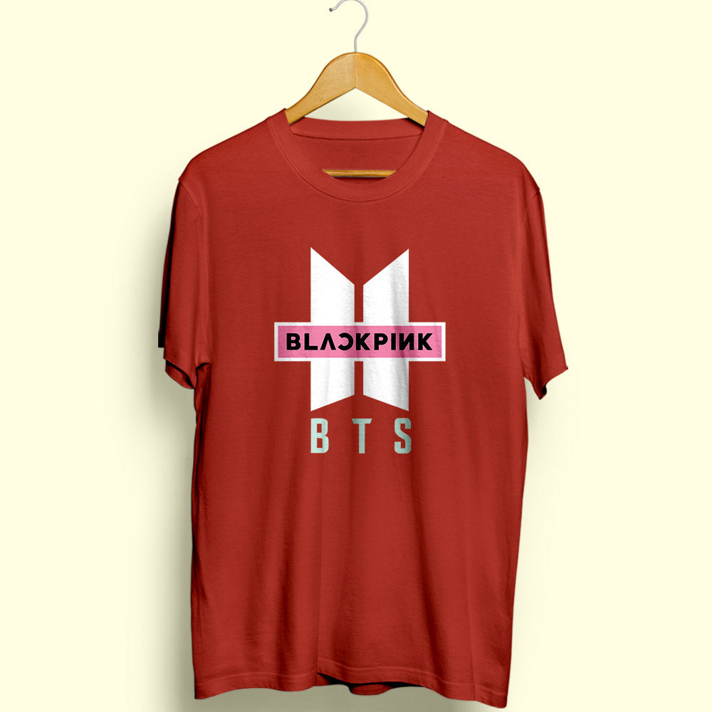 BTS Blackpink Half Sleeve T-Shirt