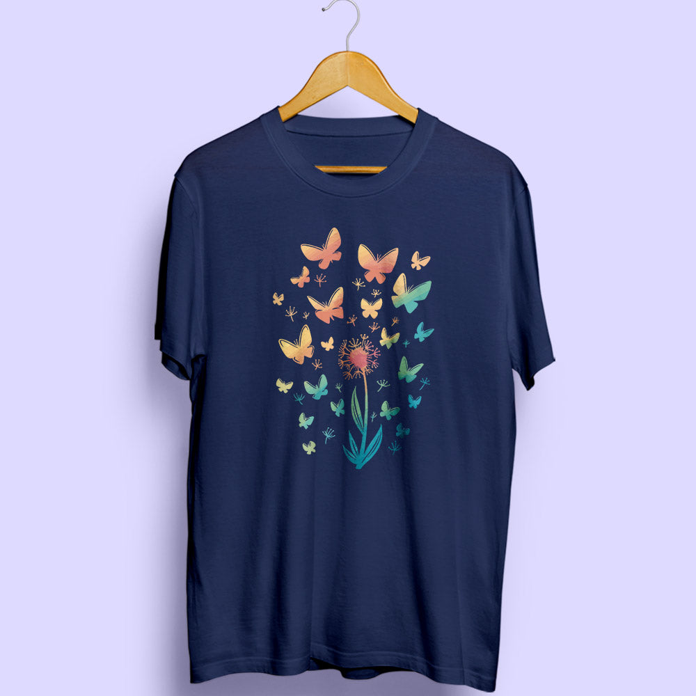 Butterflies Half Sleeve T-Shirt - Soul & Peace