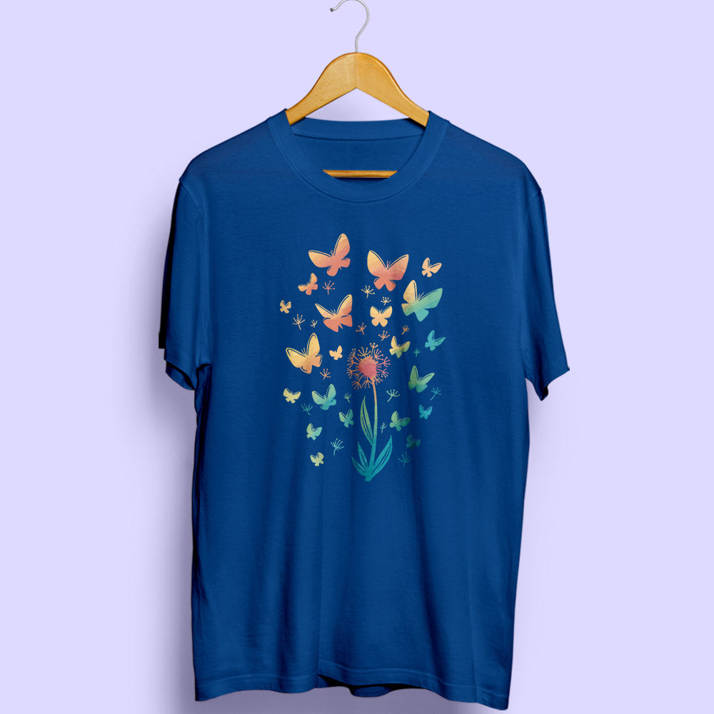 Butterflies Half Sleeve T-Shirt - Soul & Peace