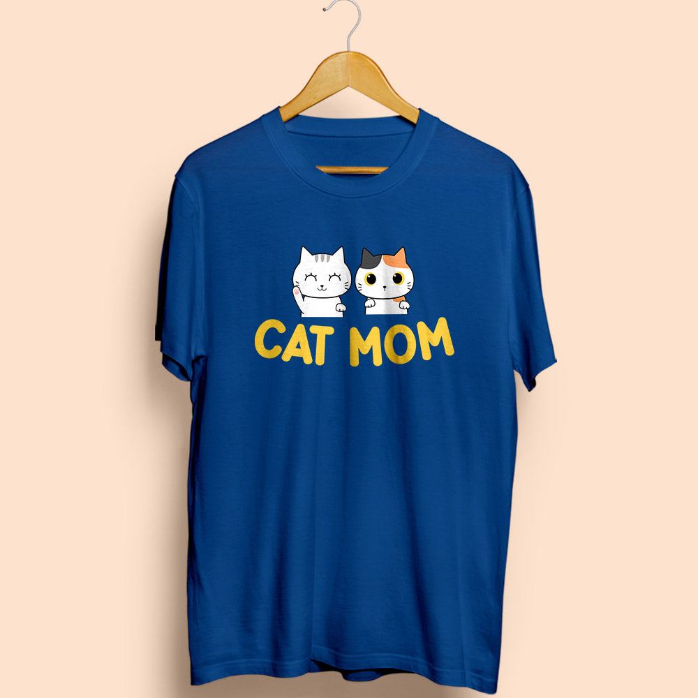 Cat Mom Half Sleeve T-Shirt - Soul & Peace