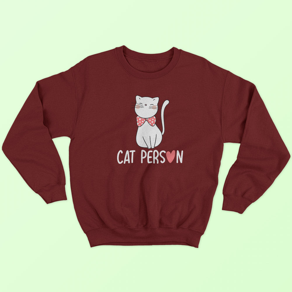 Cat Person Sweatshirt - Soul & Peace