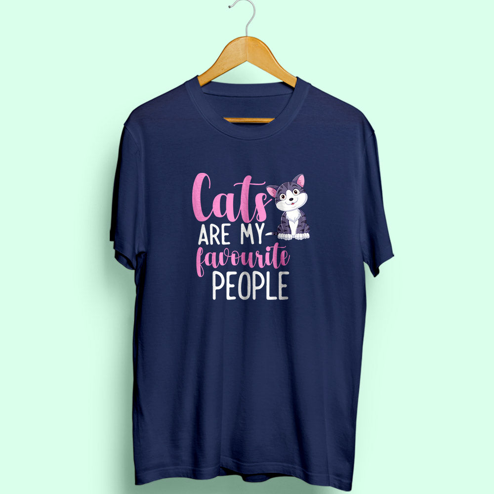 Cats: My Favourite People Half Sleeve T-Shirt - Soul & Peace