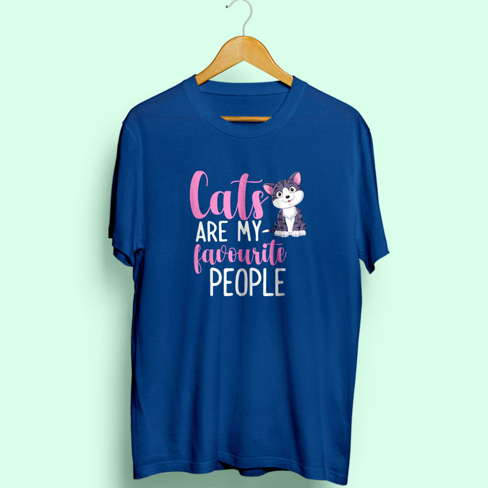 Cats: My Favourite People Half Sleeve T-Shirt - Soul & Peace