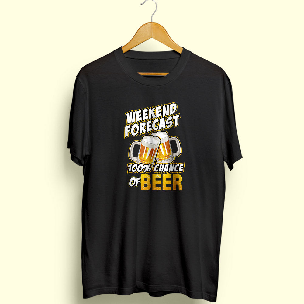 Chance of Beer Half Sleeve T-Shirt - Soul & Peace