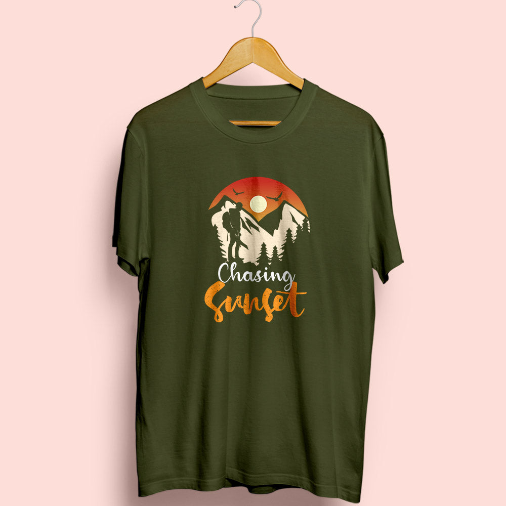 Chasing Sunset Half Sleeve T-Shirt